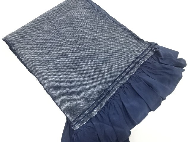 JAPANESE KIMONO FOR MEN / HEKO OBI / ALL SHIBORI